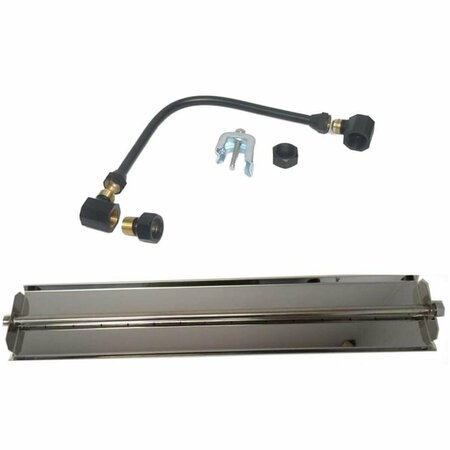 SLEEP EZ 18 in. 304 Stainless Steel Linear Burner Pan Kit - Natural Gas SL3731068